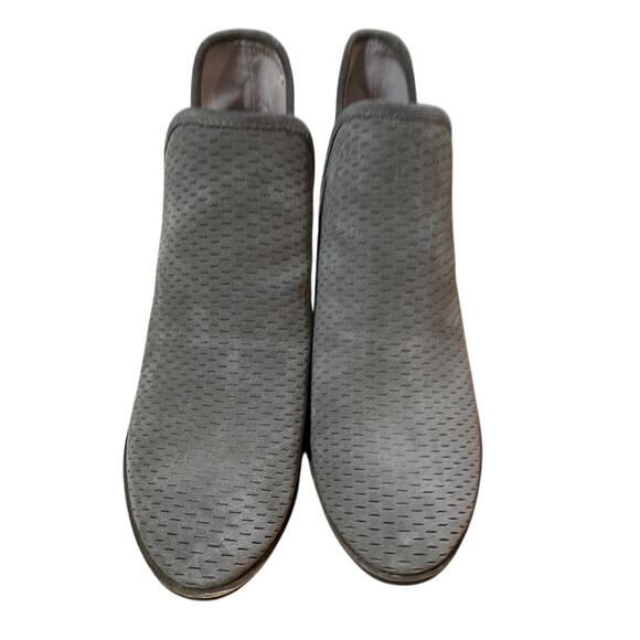 Lucky‎ Brand Women's 11 Taupe Laser Cut Seude Leather Baley Ankle Bootie Slip On - Picture 2 of 9